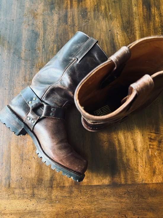 NEW RARE Frye Men\'s Addison Lug Harness 12R Boot main image 5